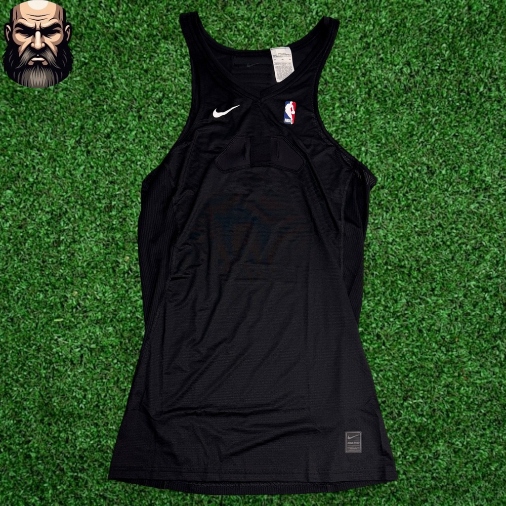 Nike Pro NBA Player Issued Training Tank Top Black 880805-010 Men's Size XL-Tall